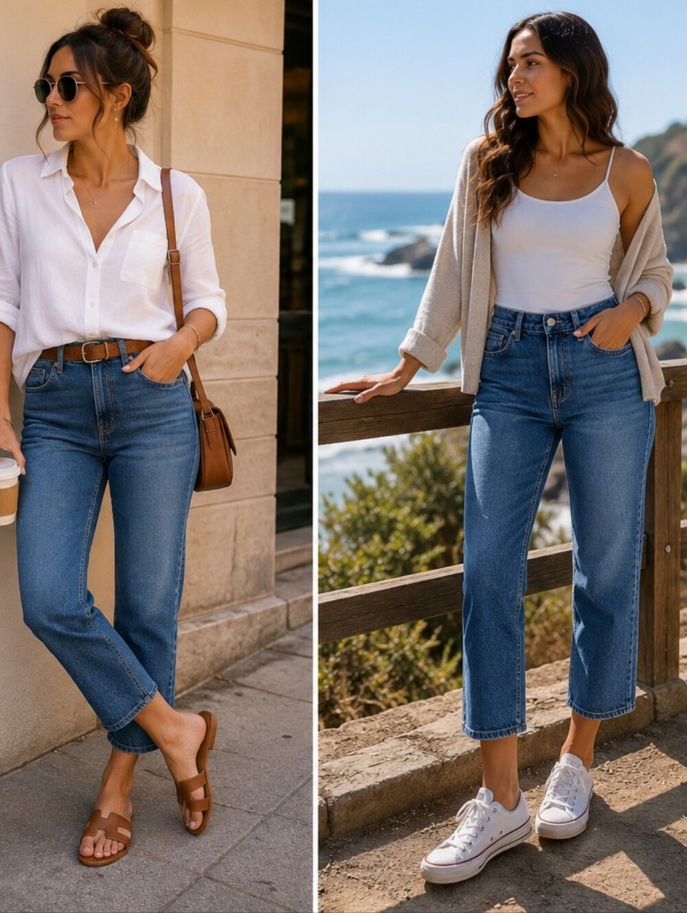 7 For All Mankind Blue Kimmie Crop JEANS 🖤